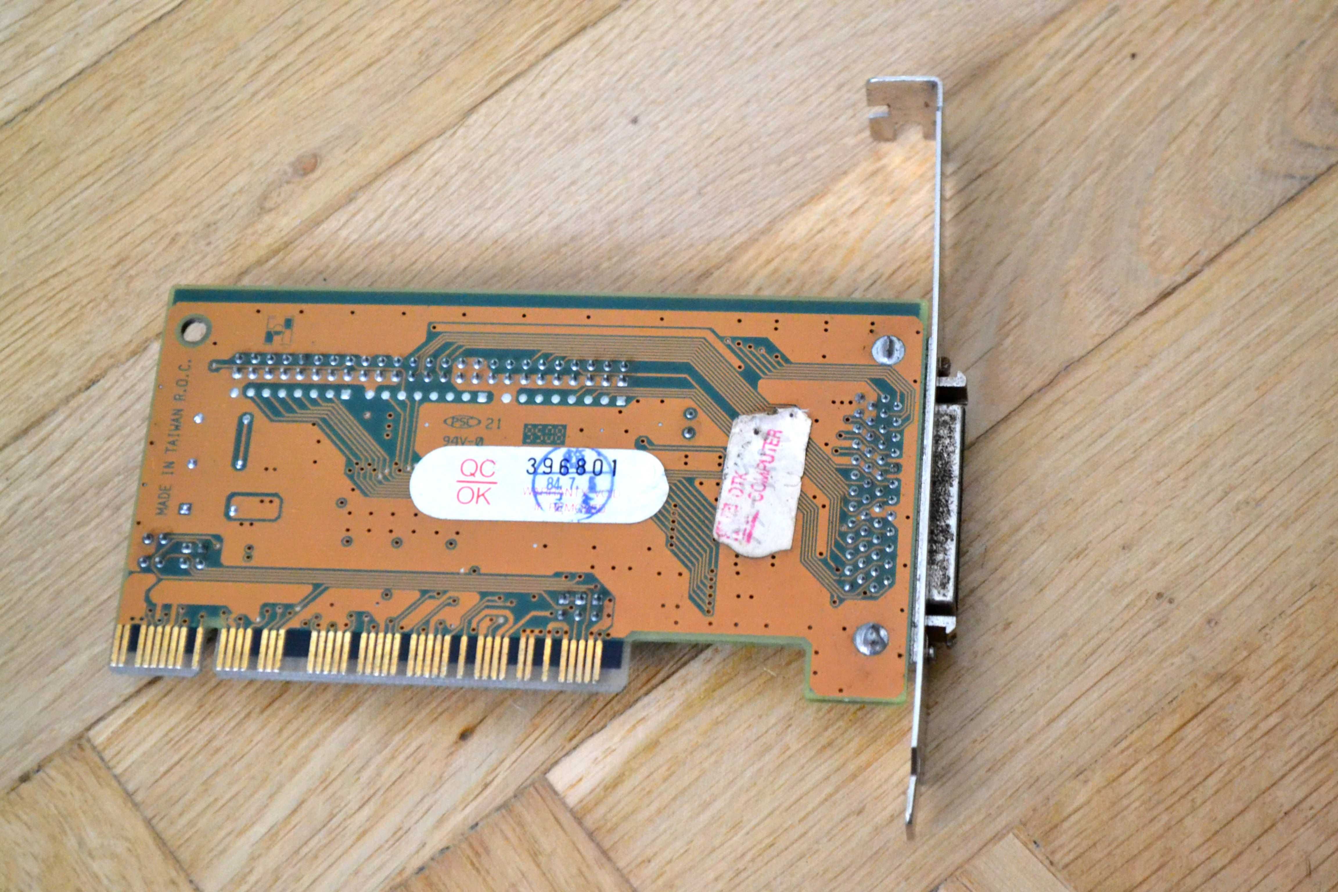 kontroler SCSI NCR 53C810 (Symbios Logic) PCI interface DOS Windows 3