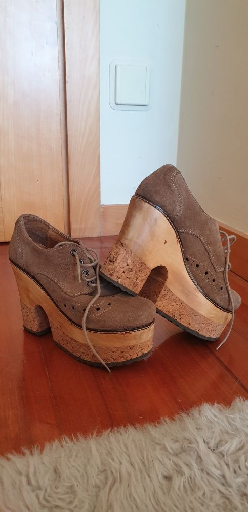 Vendo sapatos de cortiça originais