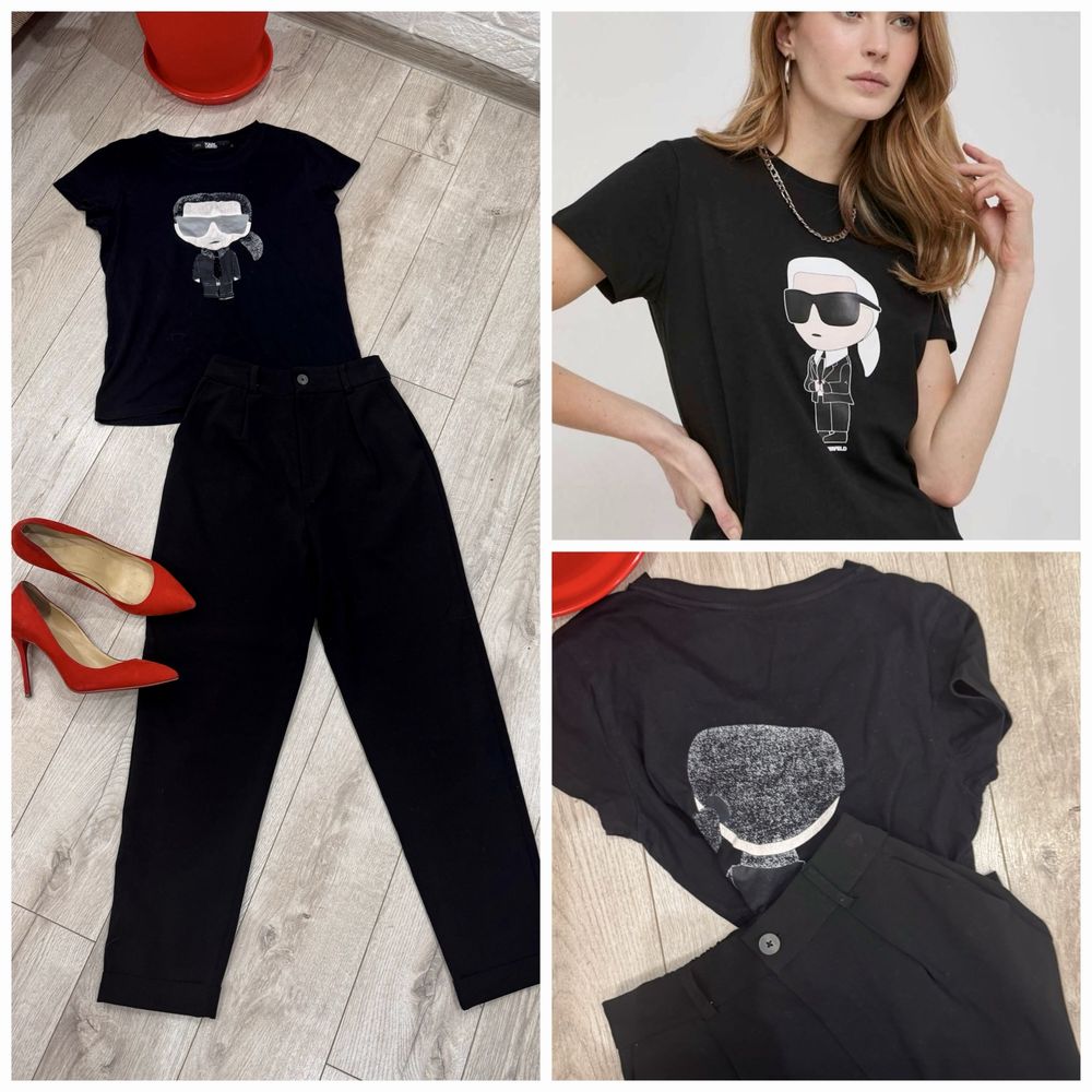 Продам набором футболку Lagerfeld,  юбку H&M