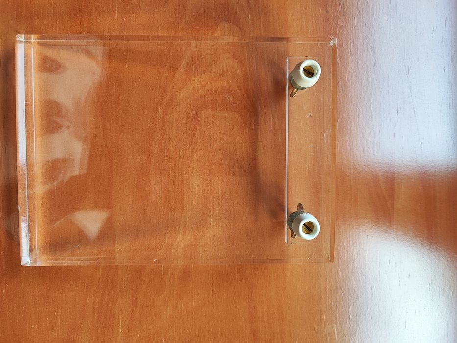 Porta bloco de notas em acrilico