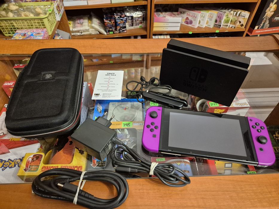 Nintendo Swirch fioletowe joycony Używana Gwarancja Kraków