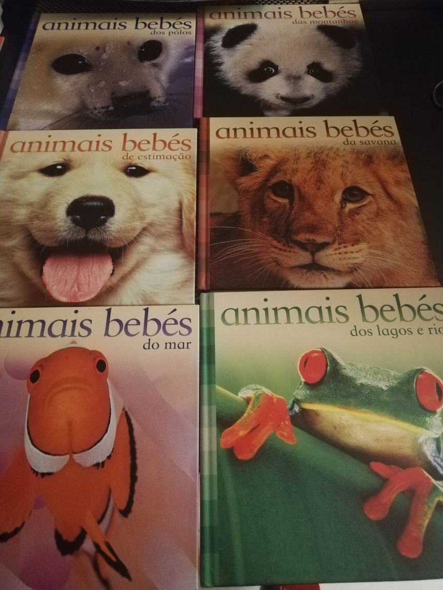 Colecção de livros "Animais bebés"