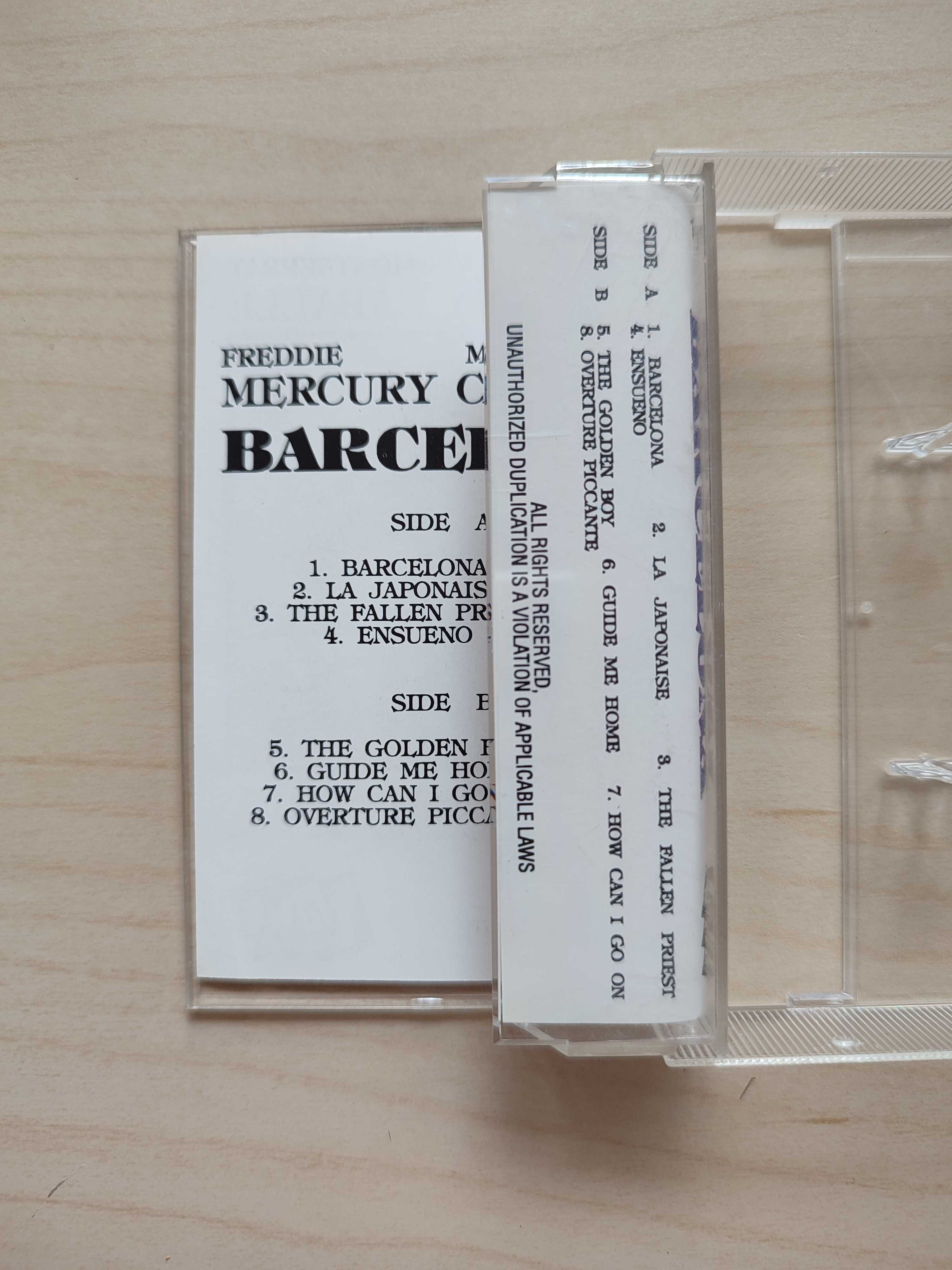 Freddie Mercury & Montserrat Caballé Barcelona kaseta magnetofonowa