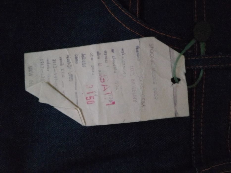 Jeansy. Unikaty okazja! Nowe PRL 1987 f