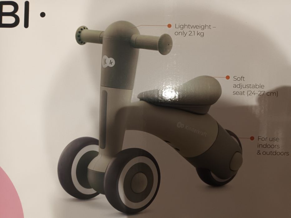 Rowerek biegowy kinderkraft Minibi nowy