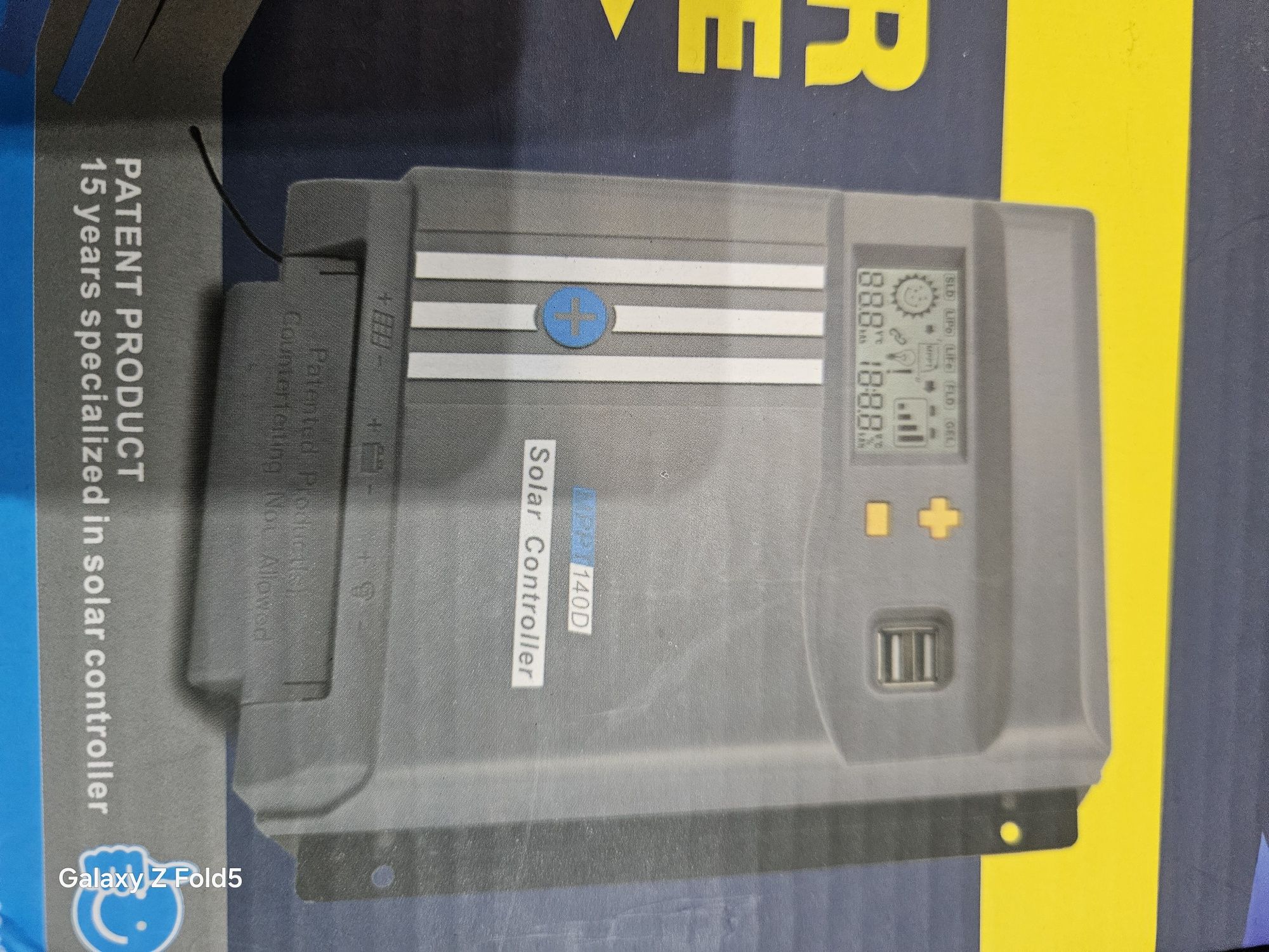 MPPT blutooth solar controler 40A 12V 24V lipo live gel AGM aplikacja