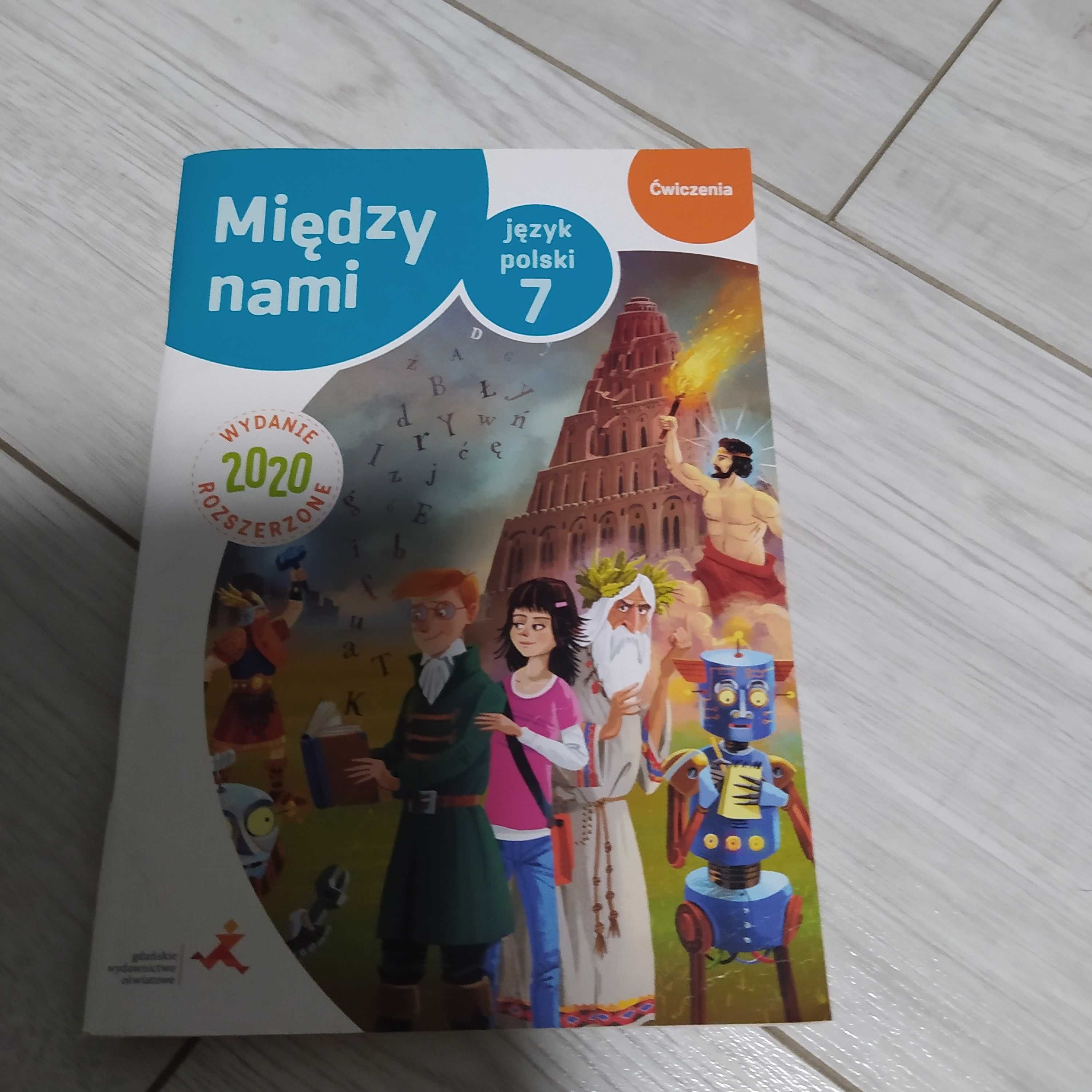 Między nami klasa 7/8 ćwiczenia j.polski