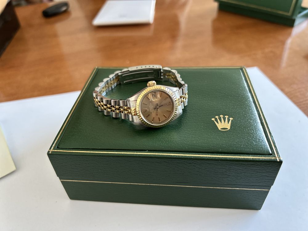 Rolex Datejust 26mm Aço e Ouro