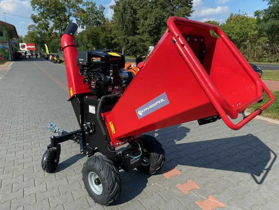 Rozdrabniacz rębak spalinowy do gałęzi 15 cm 350PRO 04  el. start