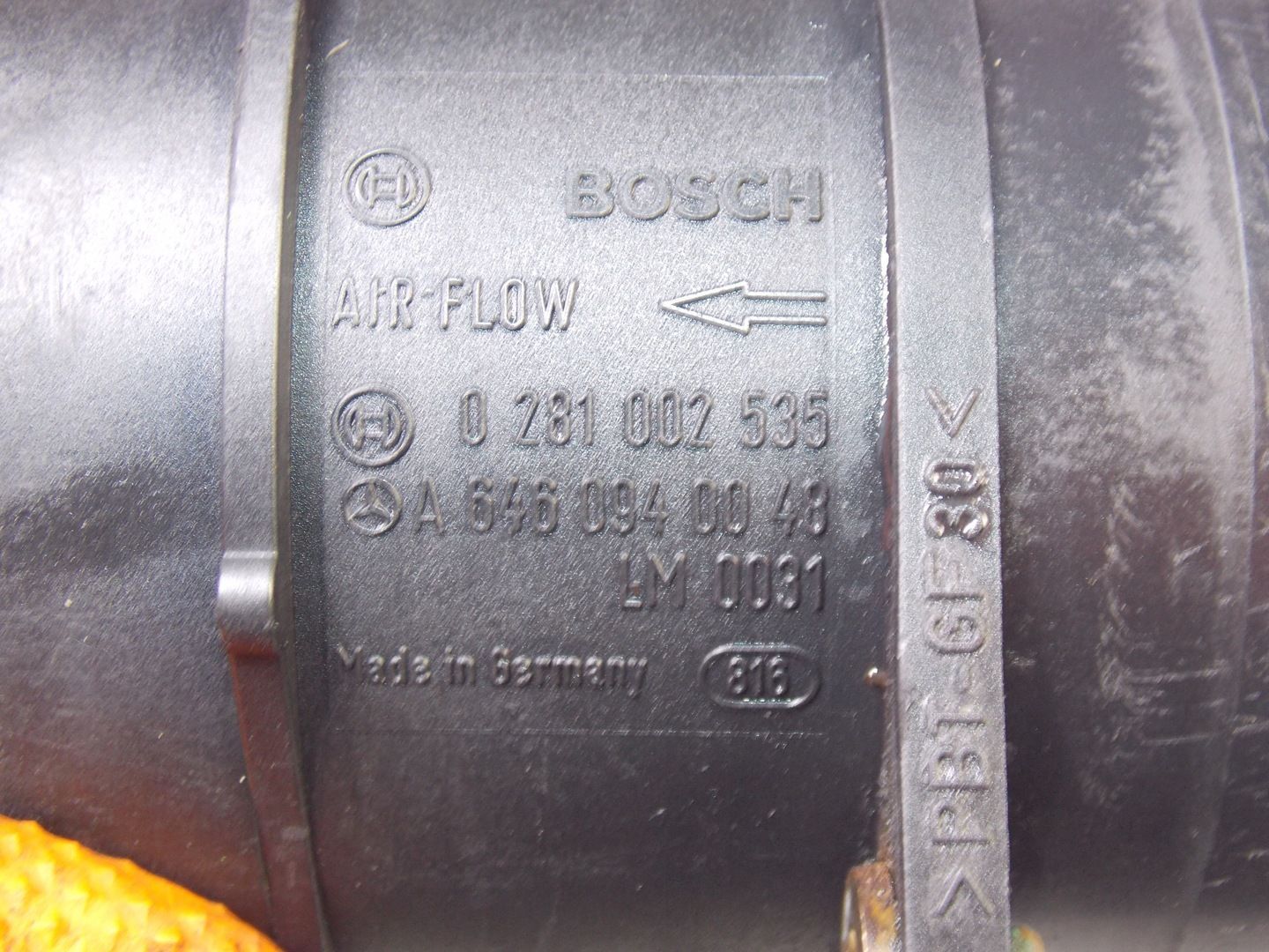 przepływomierz mercedes map sensor mercedes 2.7 cdi a261230191 a6460940048