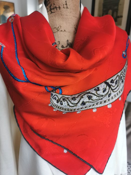 CARTIER PARIS jedwabna apaszka