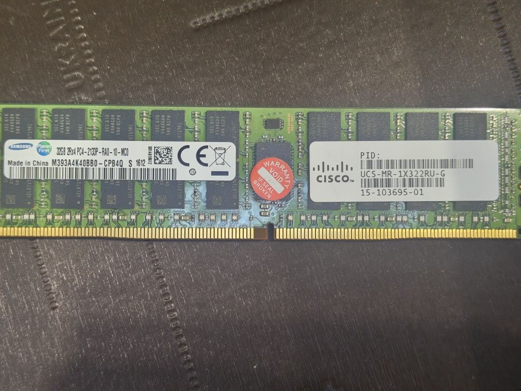 Оперативна память Rdimm ddr4 ecc reg 32gb samsung