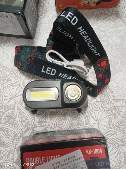 lanterna led de cabeça novas