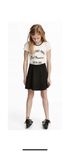 H&M czarna spódniczka r.152