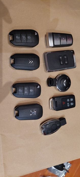 Chaves para Peugeot Citroën Renault Mini M. Benz VW Volvo Audi, Etc...