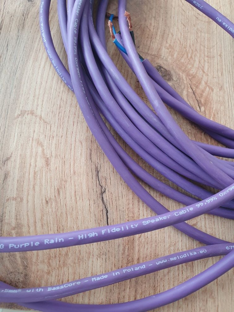 Przewód głośnikowy 670cm Melodika Purple Rain MDC2150