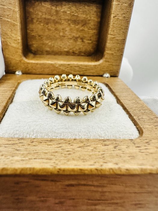 Золотое кольцо cartier 585