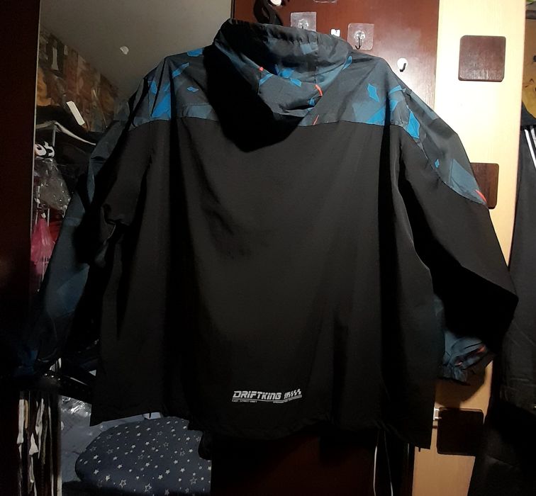 Ого-го какой размер новый спортивный костюм ветровка+штаны батал 5XL