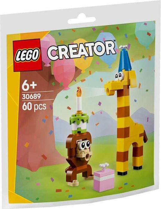 LEGO CREATOR 30689 Urodzinowe zwierzaki klocki