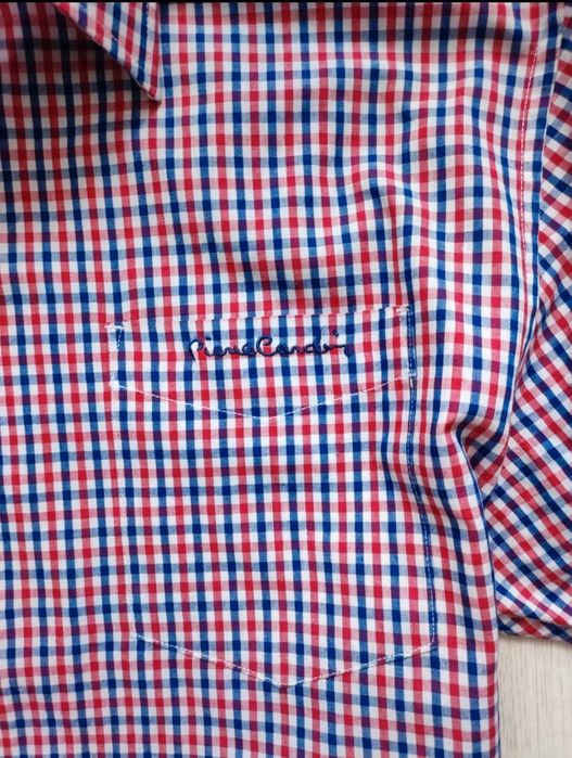 Pierre Cardin świetna koszula w kratkę rozm xl