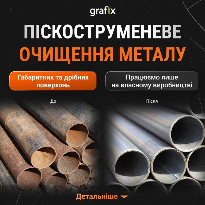 Піскоструминна очистка металу Пісочка Цинкування Львів Фарбування