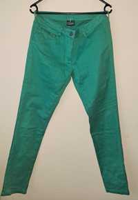 Spodnie damskie rurki zielone rozmiar 38
