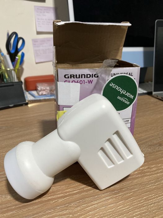 PARA ANTENA LNB Quattro Universal Grundig GLQ401-W – Novo na caixa