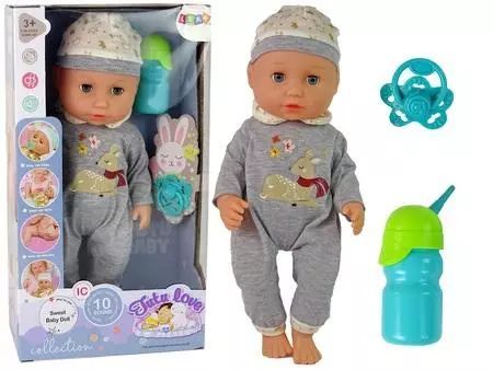 Lalka Bobas + akcesoria. Leantoys