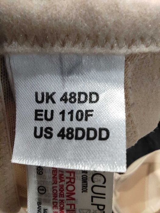 110F Базовый бюстгальтер балконет plus plus size