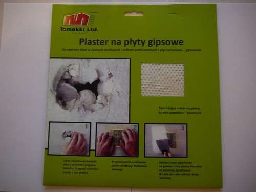 Plaster naprawczy do dziur- płyty karton-gipsowe,sufity podwieszane