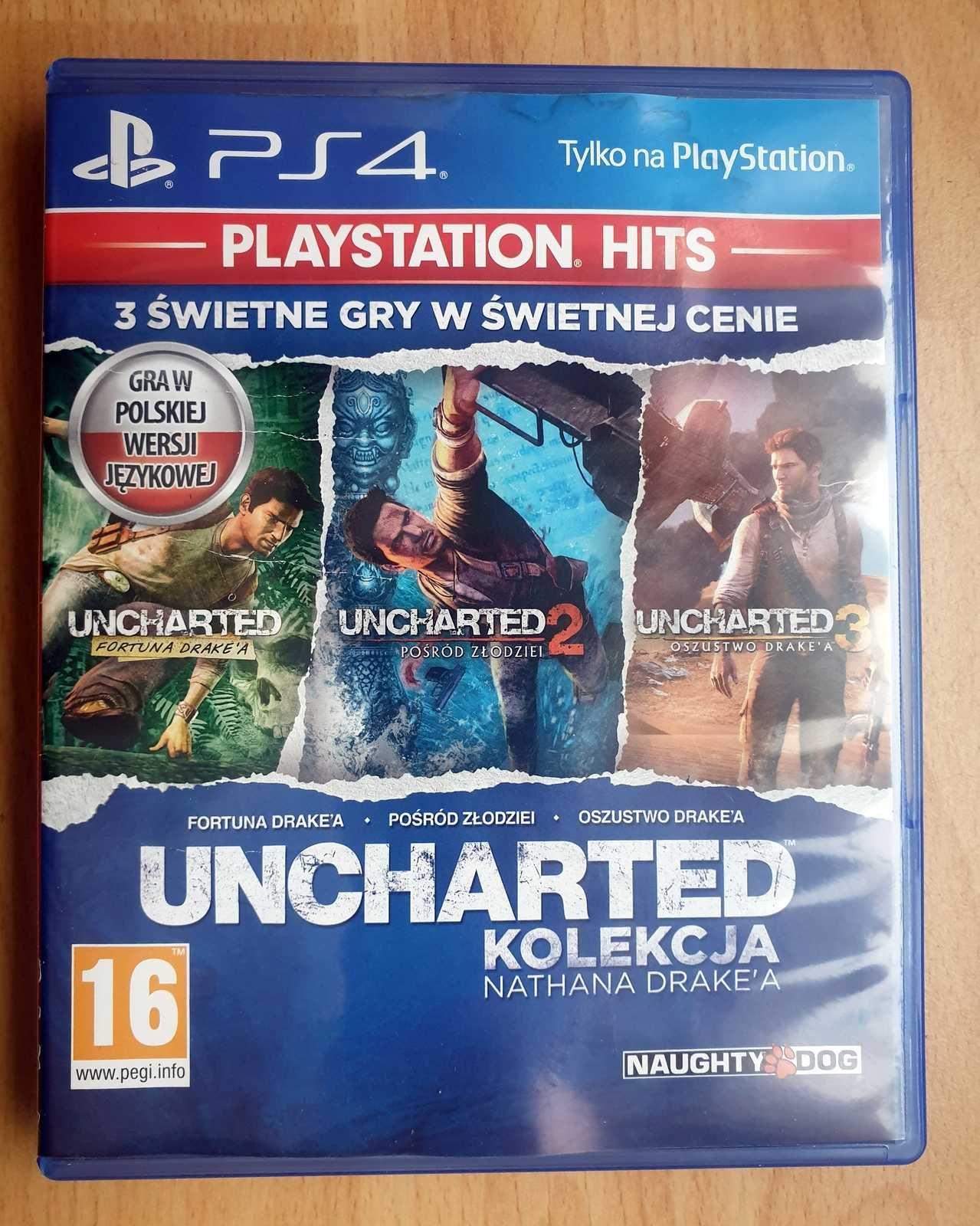 Uncharted: Kolekcja Nathana Drake'a na PlayStation 4 PS4 PS5 PL