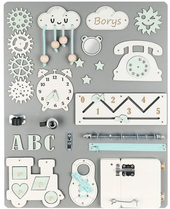 Duża Tablica Manipulacyjna Sensoryczna Alfi