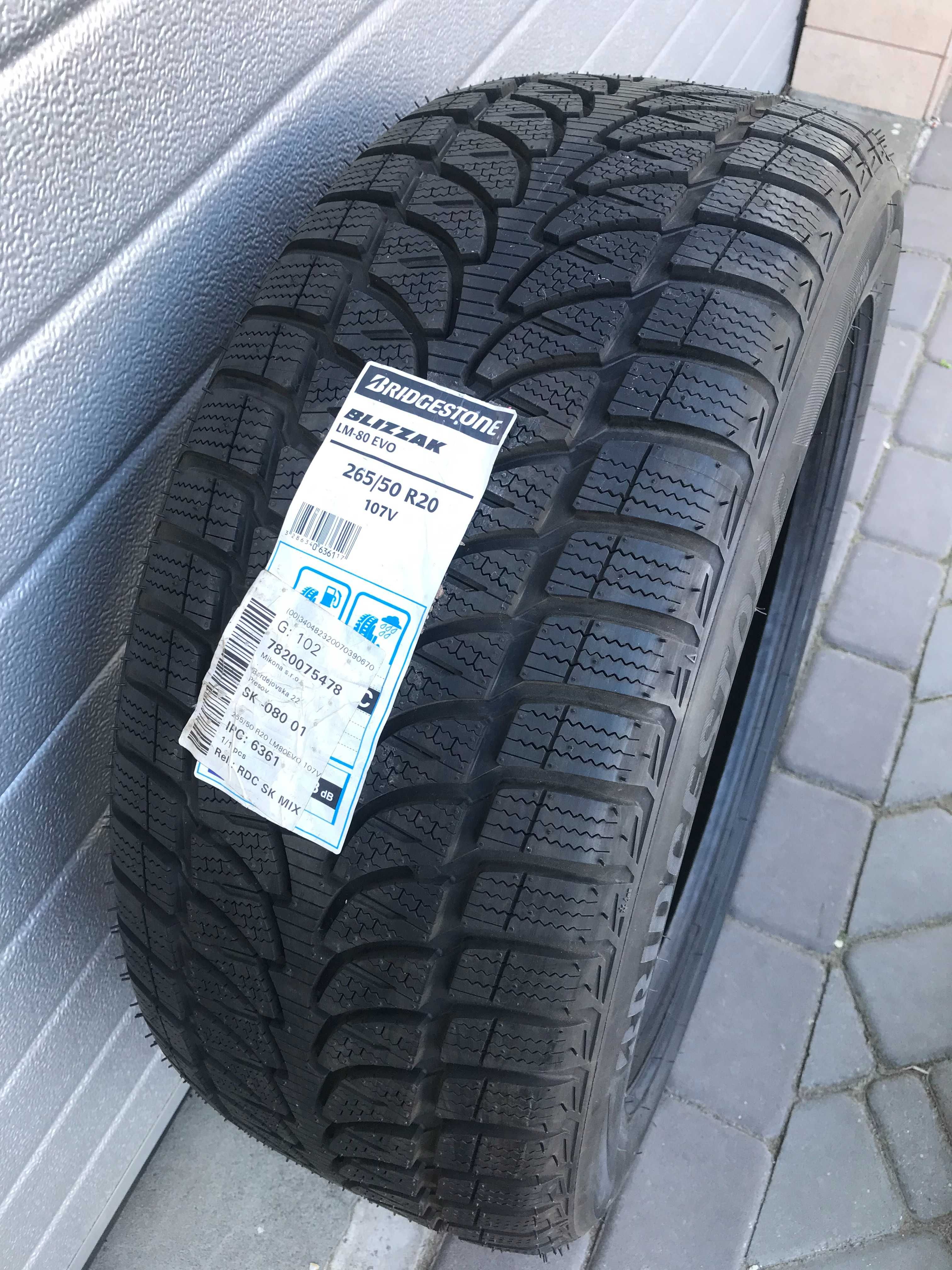 Продам Bridgestone Blizzak LM-80 Evo 265/50 R20 107V (1шт.) Новая!