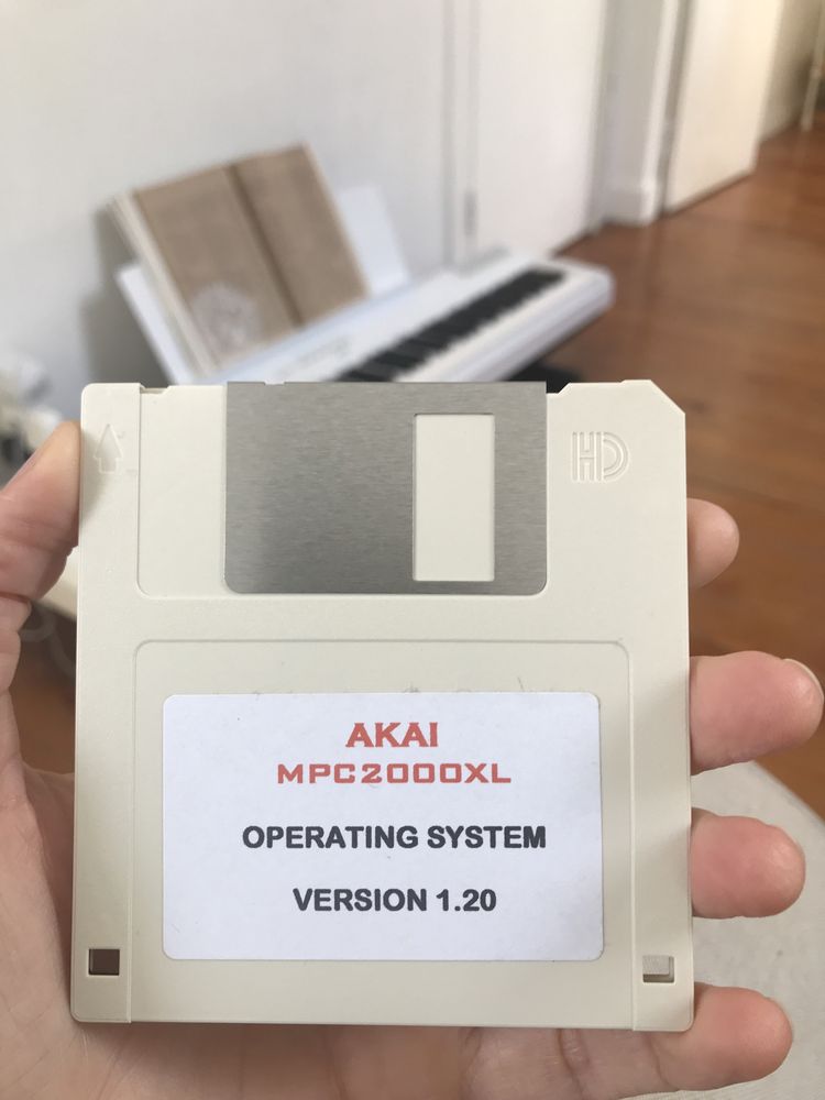 Os Floppy 1.44 disquete de sistema para akai mpc 2000 e mpc 2000 xl