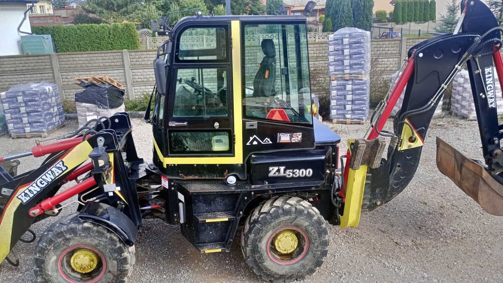 Koparko -ładowarka Kingway  o udźwigu 1600 kg