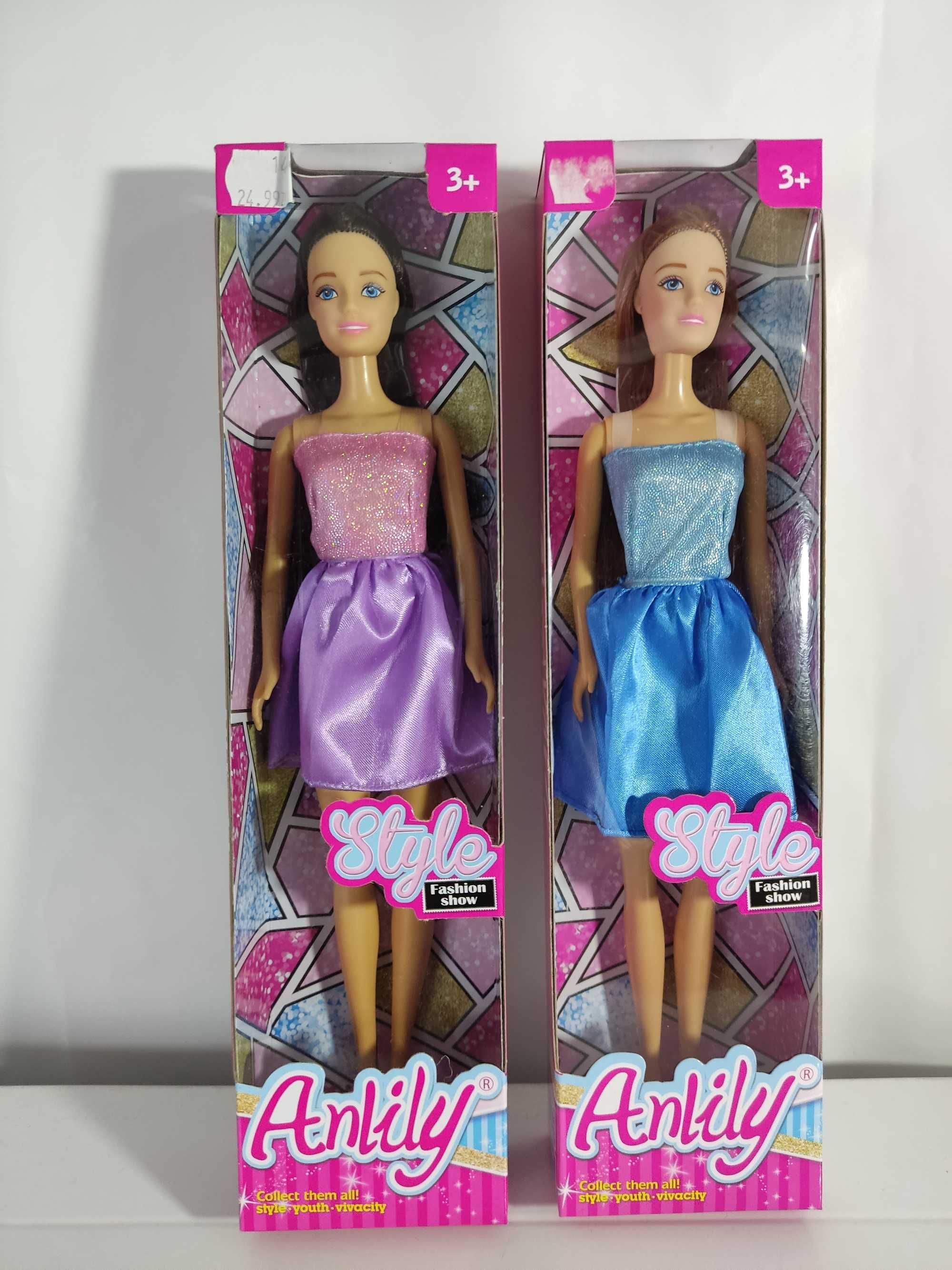 !Nowa! Lalka z długimi włosami w sukience barbie Tychy