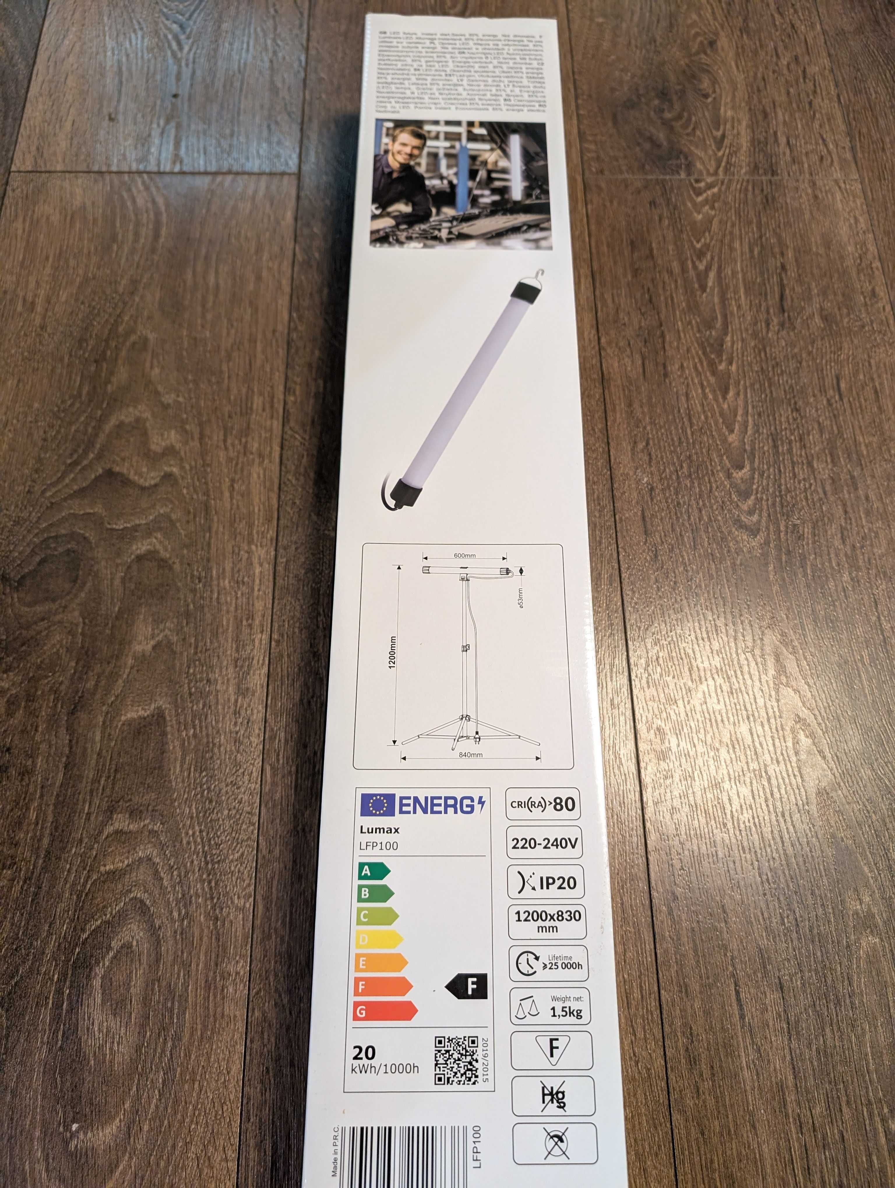 STATYW + TUBA 20W 2100lm 840 IP20 LFP100 warsztat stojak tripod