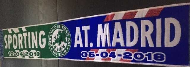 Futebol - Cachecol - Sporting vs Atlético Madrid - Liga Europa