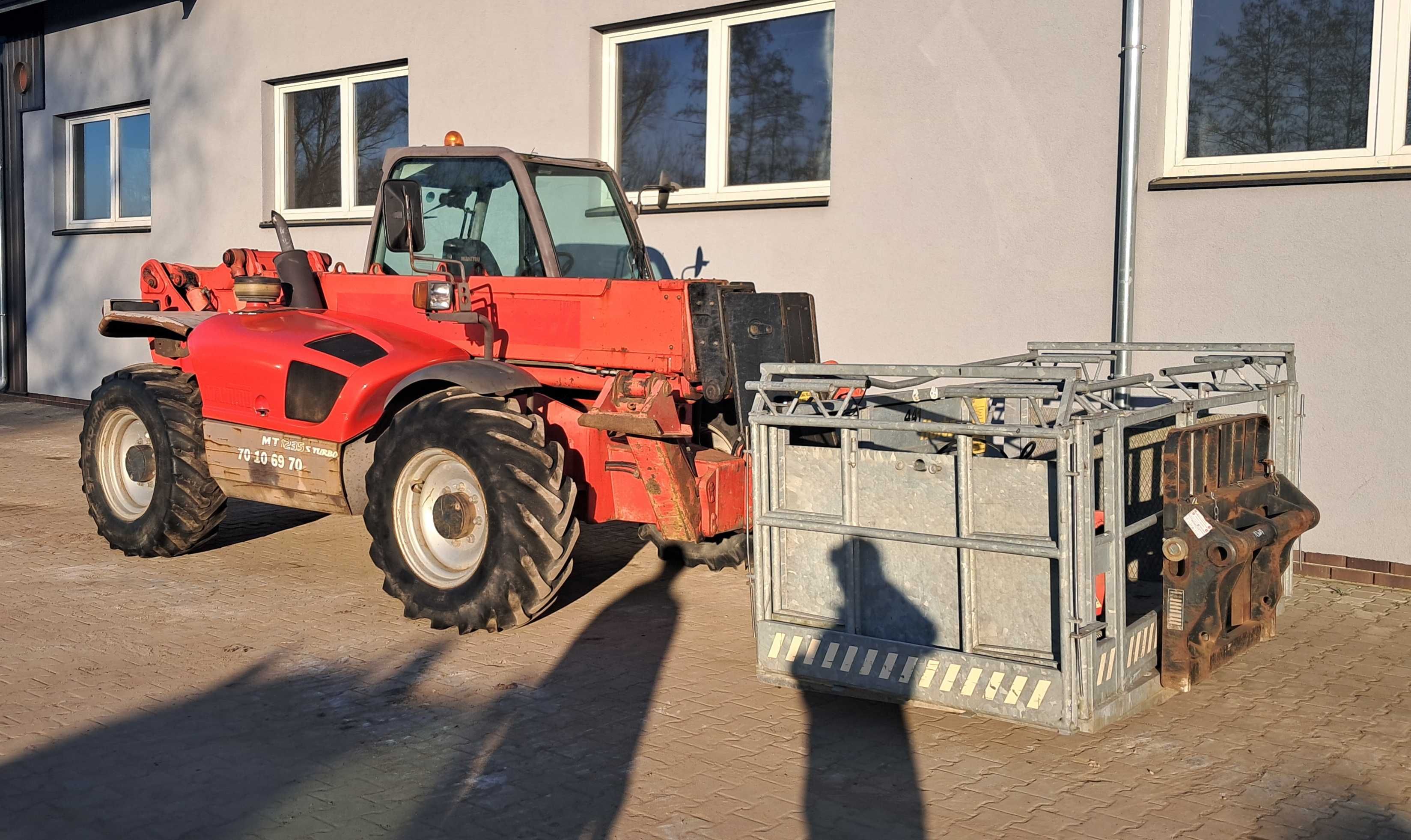 MANITOU MT 1235 S Turbo 3274h ORYGINAŁ Kosz Rozkładany Sterow. Radiowe