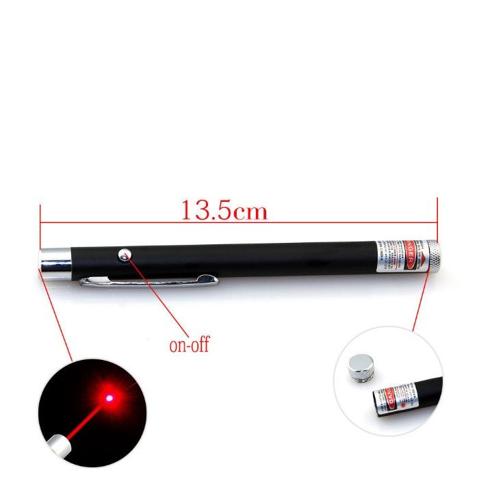 Z198 Ponteiro Laser 5km alcance 5mW 532nm + Ponteira Estrela