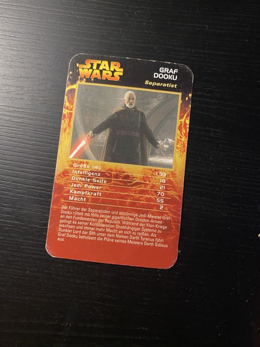 Карты Звездные войны винтаж 2005 TOP TRUMPS 26шт Star Wars