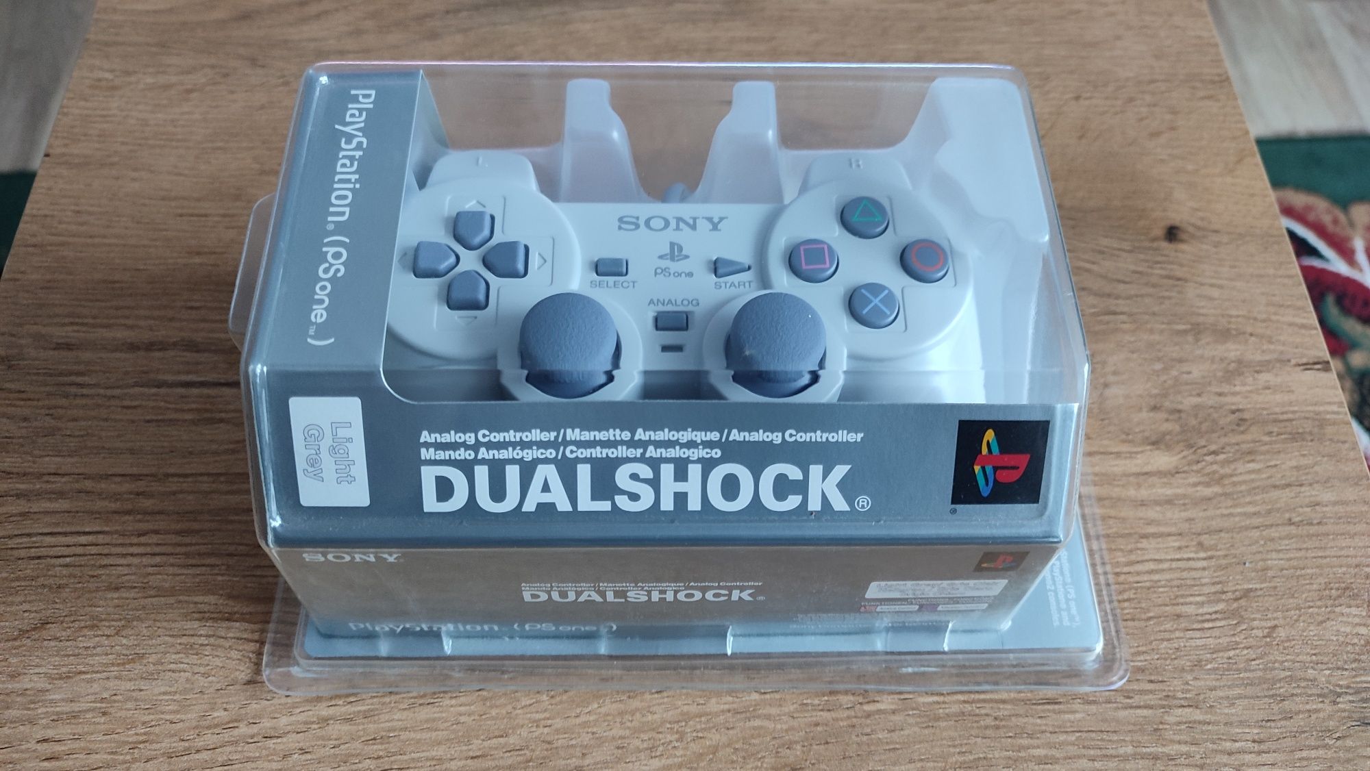 Nowy Sony Dualshock Kontroler PSX PS One Light Grey Oryginał