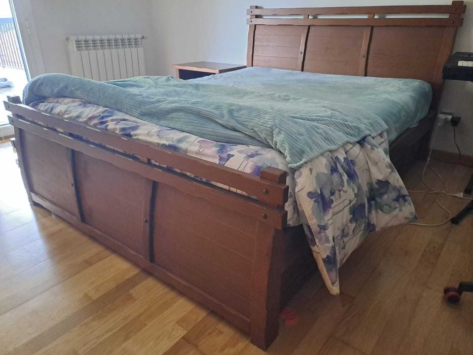 Quarto de casal rústico