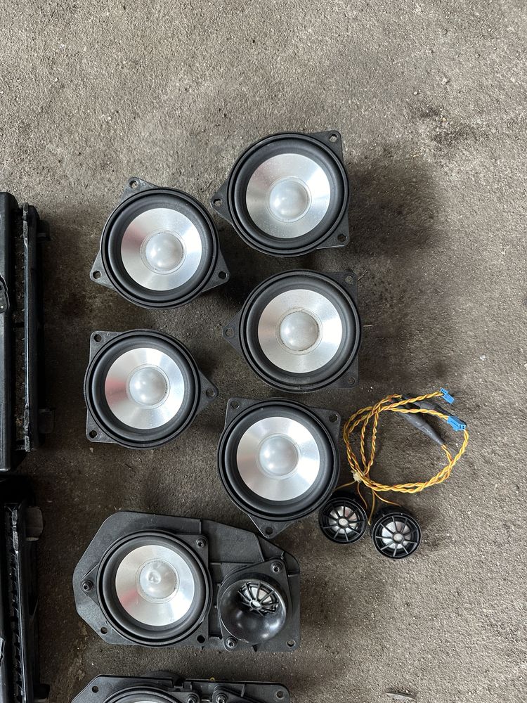 Logic 7 BMW E60 E61 komplet głośniki wzmacniacz