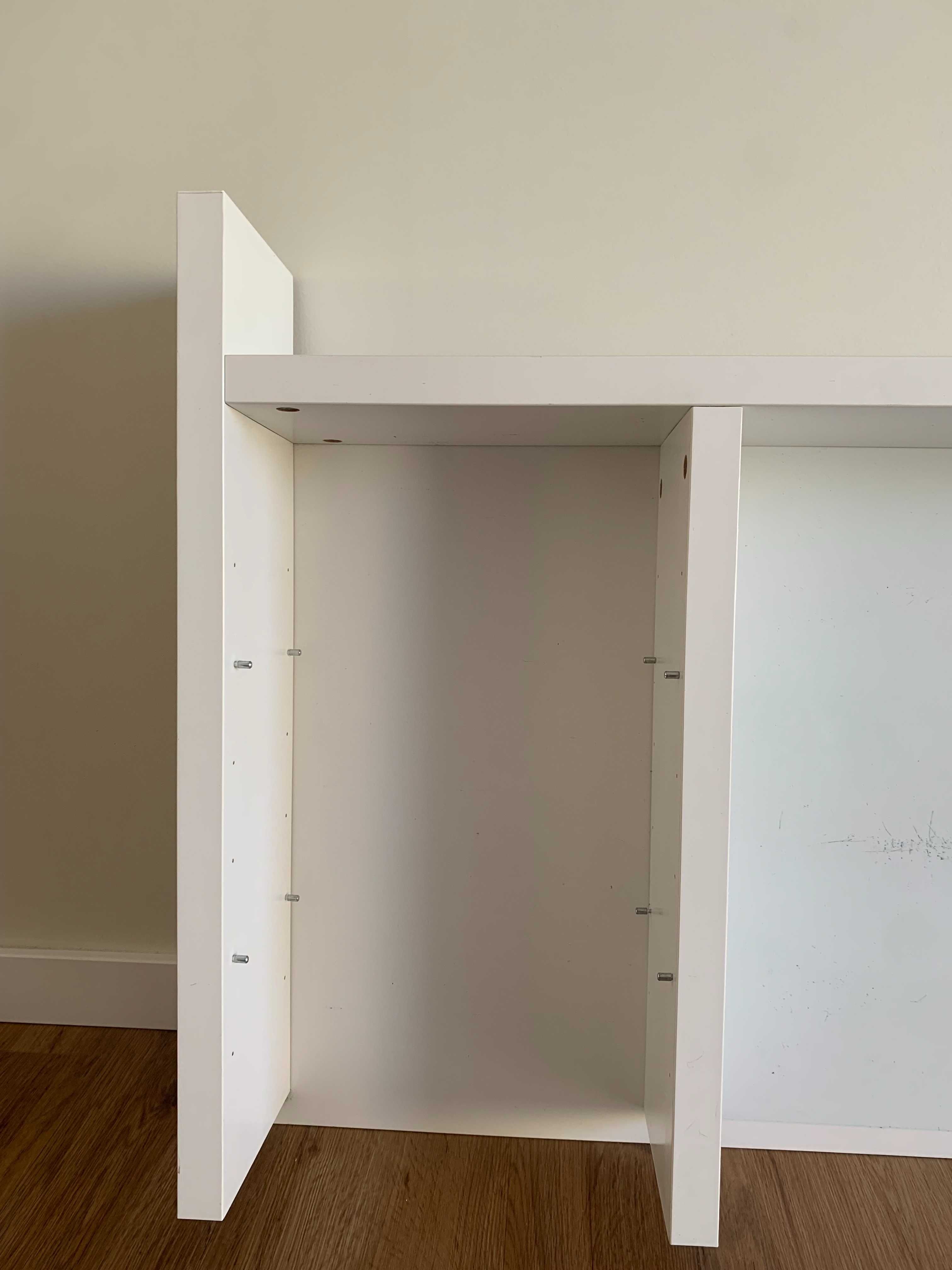Módulo adicional, alto, branco, para secretária do IKEA