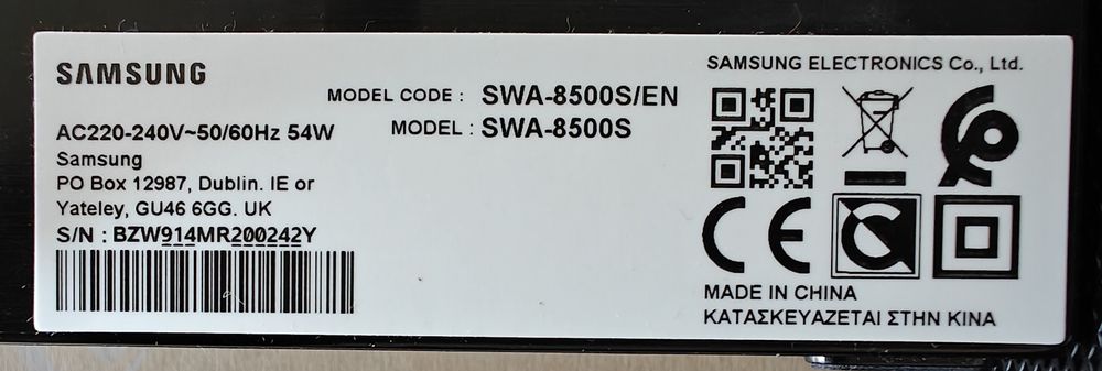 Soundbar Samsung HW-Q60T i satelity SWA-8500S