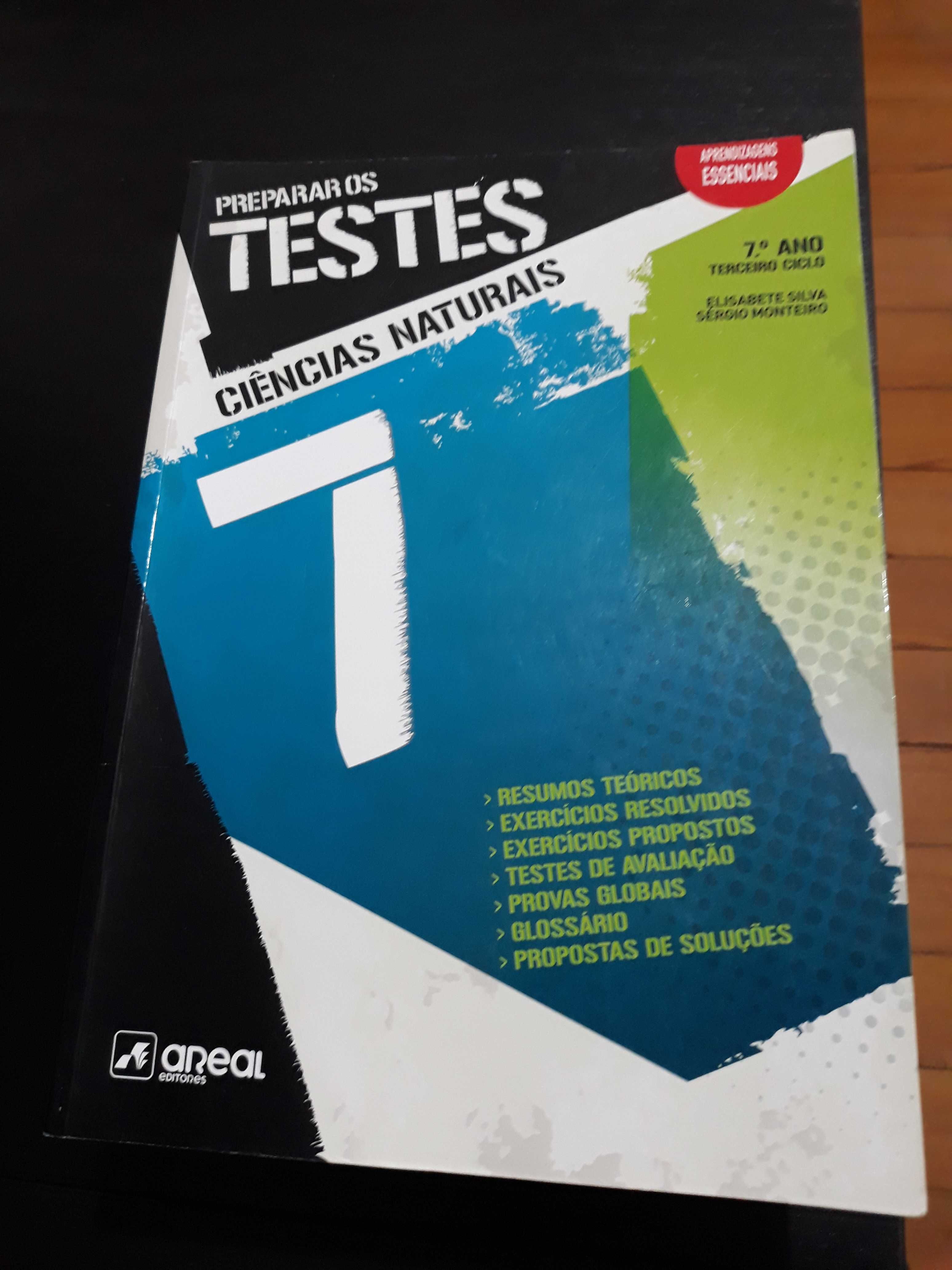 Livros apoio escolar: Preparar os Testes - Ciências Naturais 6º ao 9º