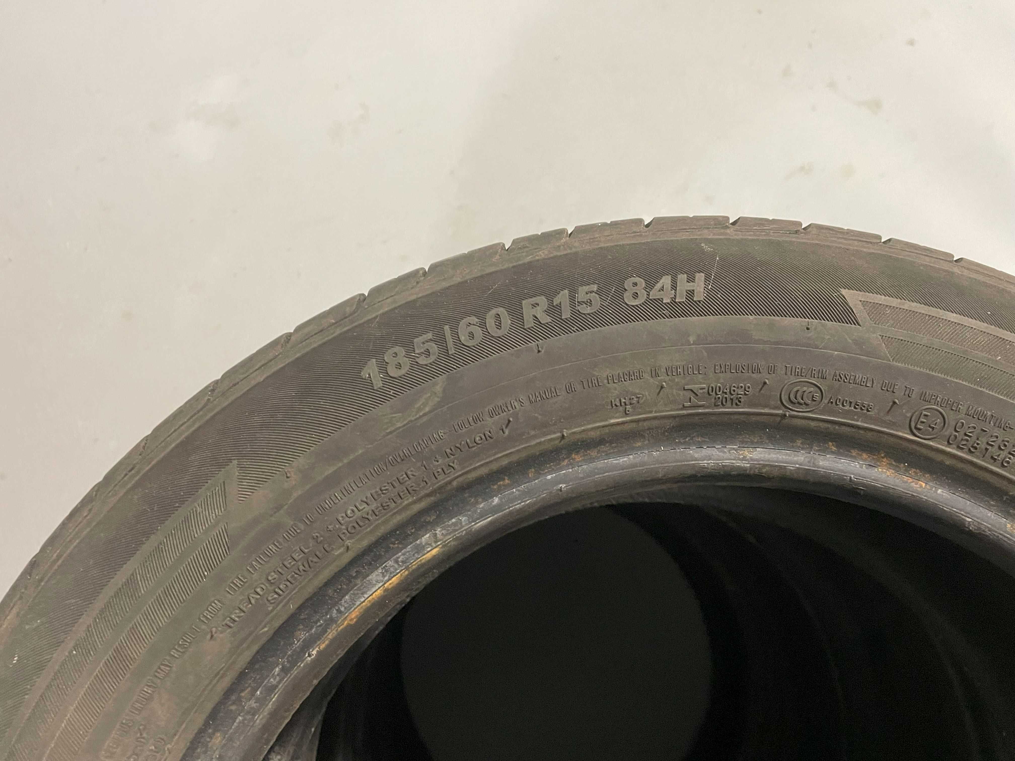 Sprzedam opony letnie kumho 185/60/15