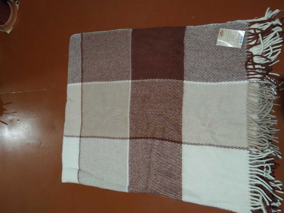 Плед шерстяной 140/200