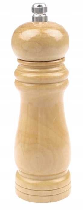 Młynek do pieprzu soli drewniany ręczny ceramiczne ostrze 20x5